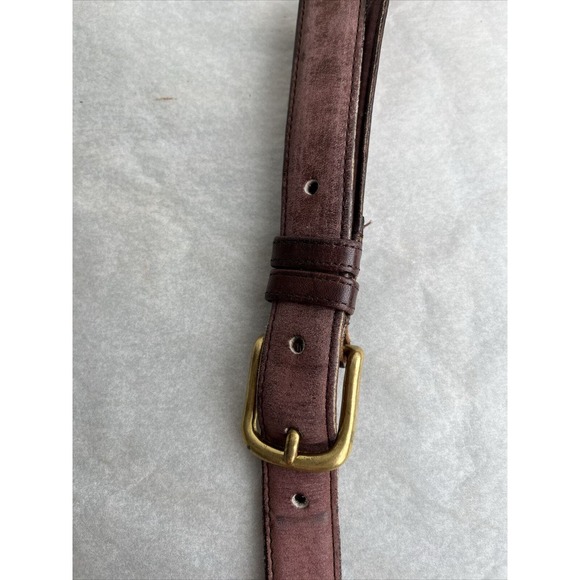 Coach Belt Men's Women's Brown Glove Leather Size 36" Made In NYC Vintage 6605 - Picture 10 of 11